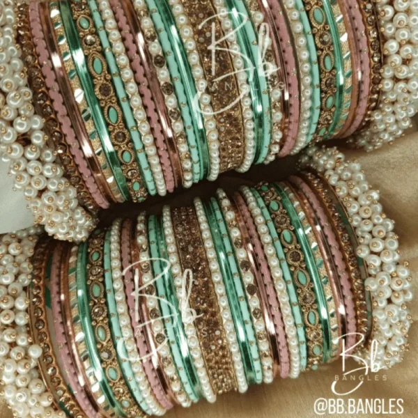 Noor – Premium Wedding Bangles Set